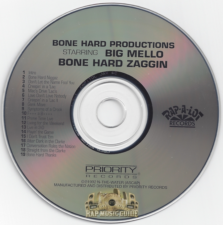 Big Mello - Bone Hard Zaggin: 1st Press. CD | Rap Music Guide